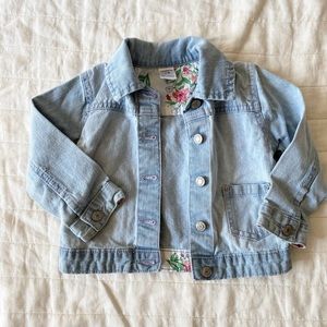 Carter's Light Wash Denim Jacket Size 18 Months